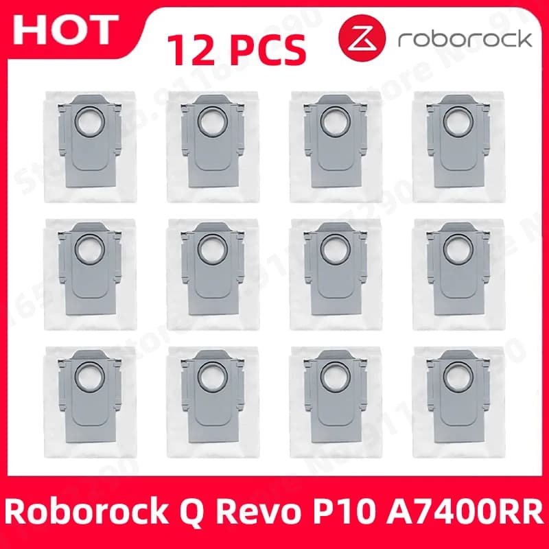 إكسسوارات أكياس غبار مكنسة روبوروك S8 MaxV Ultra / P10 A7400RR / Q Revo / Qrevo Pro / Qrevo MaxV / Qrevo S / Qrevo Plus