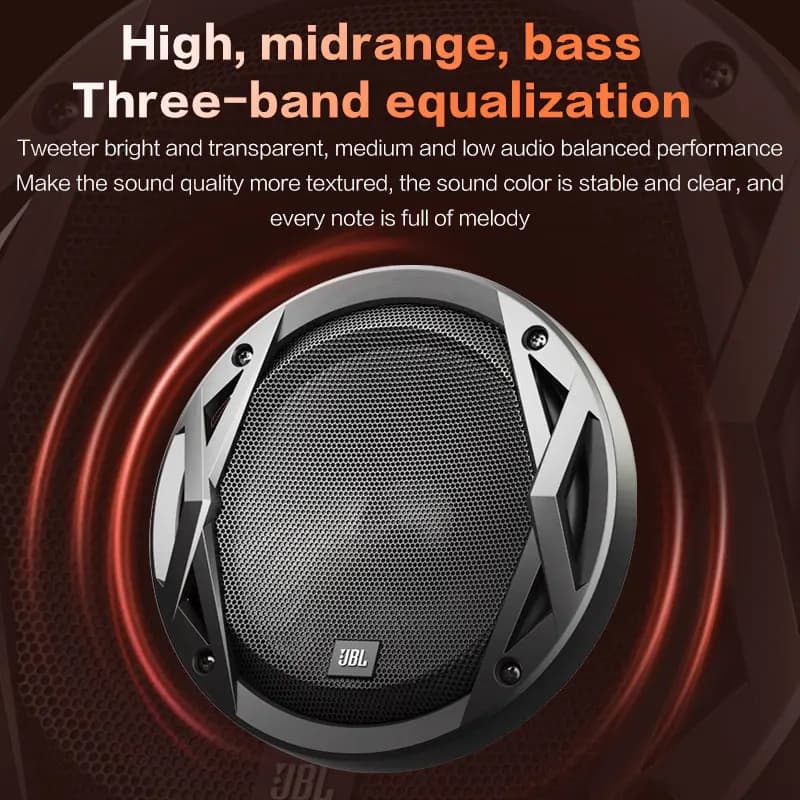 سماعة سيارة JBL، 6.5 بوصة، طاقة عالية، CLUB6500C، تريبل، ميد-سوب ووفر، سوب ووفر، ستيريو محيطي - 3