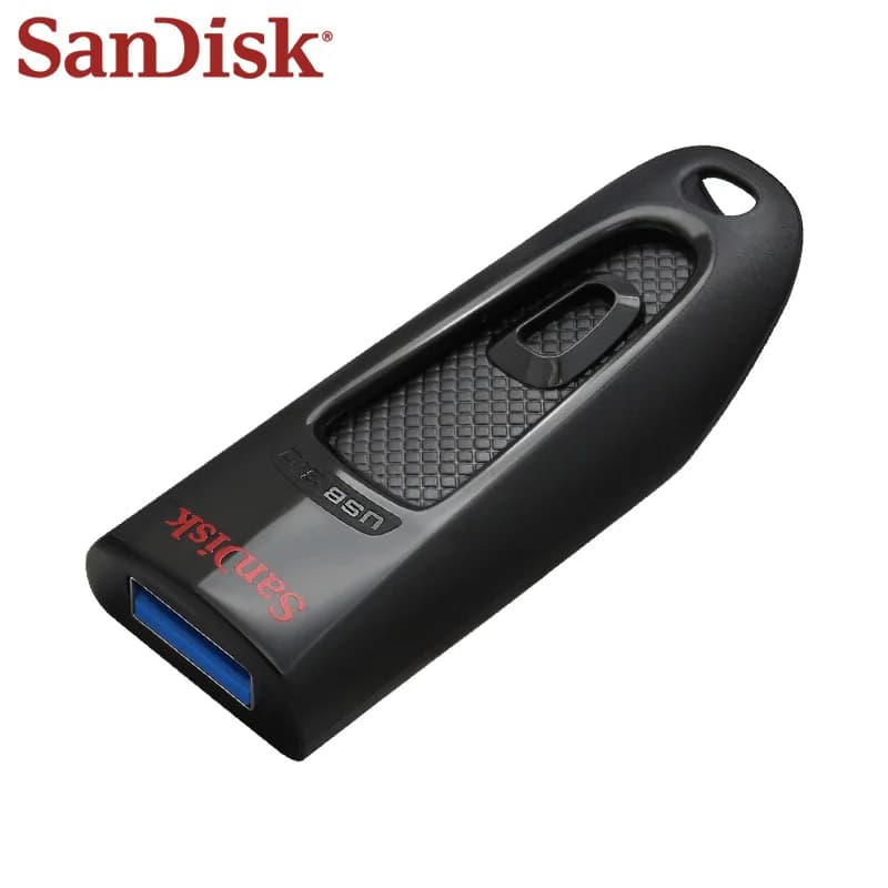 Black PenDrive CZ48 SanDisk 100% Original USB 3.0 Flash Drive Flash Memory Stick 16GB 32GB 64GB 128GB 256GB 512GB Max 130Mb/s - 5