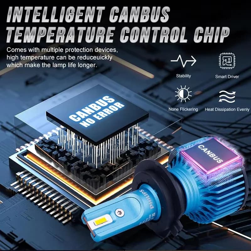 فيليبس LED H4 H7 ألتنيون برو 3013 كشاف سيارة 6000K مصابيح بيضاء باردة 12/24V طاقة ضوء ساطع ترقية أصلية LED مصابيح - 5