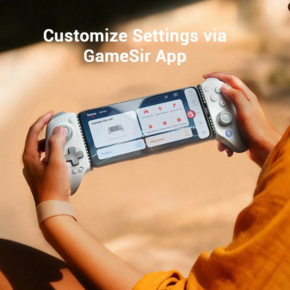 GameSir G8+ MFi Wired Mobile Gaming Controller for  iPhone, iPad, and Android  Hall Effect Joystick Trigger, 1000Hz Polling Rate - 4