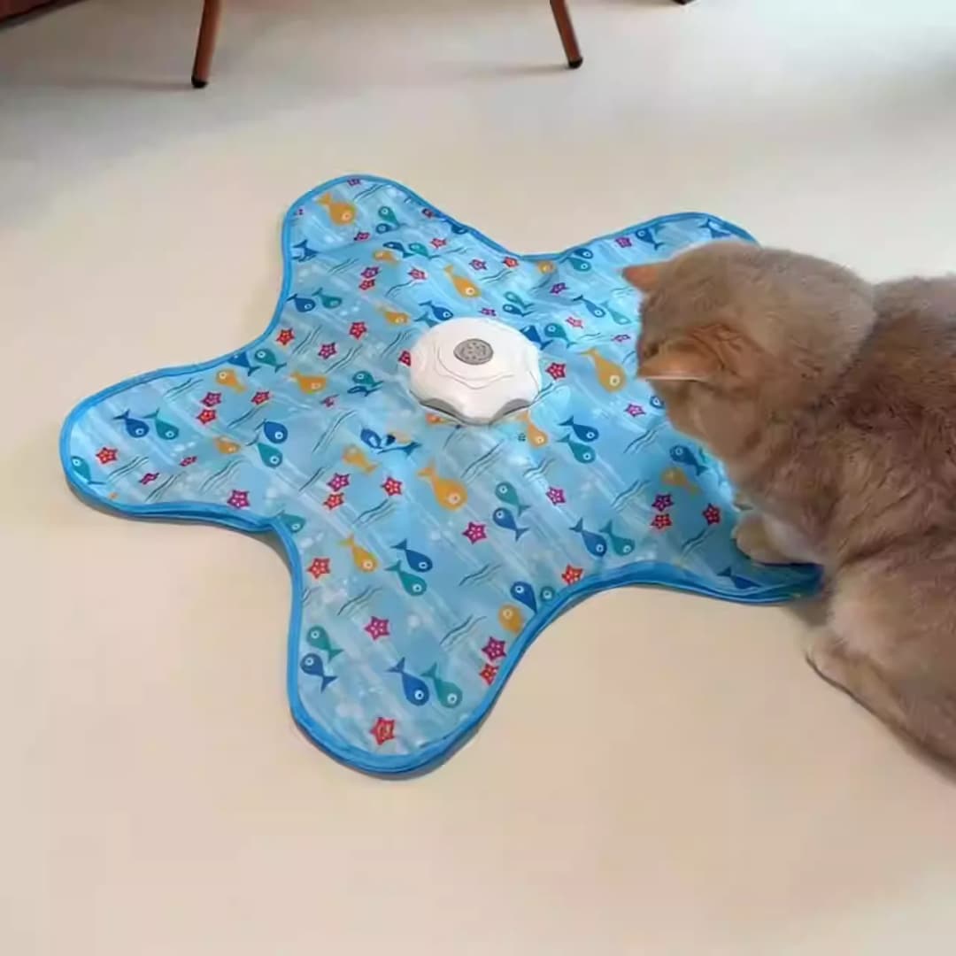 Electric cat turntable pet toy self-stimulating and relieving boredom automatic intelligent cat funny stick sports consumption - 3