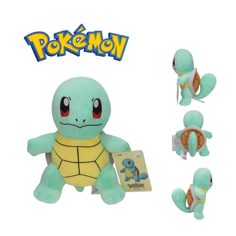 دمية محشوة ناعمة من Squirtle، ألعاب أنمي للأولاد والبنات، هدية عيد ميلاد أو عيد الميلاد، لطيفة وكاواي، مقاس 7.9 بوصة