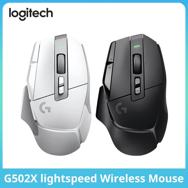 ماوس الألعاب اللاسلكي Logitech G502 X LIGHTSPEED، HERO 25K، 25600 DPI، 13 زرًا قابل للبرمجة، إصدار Esports