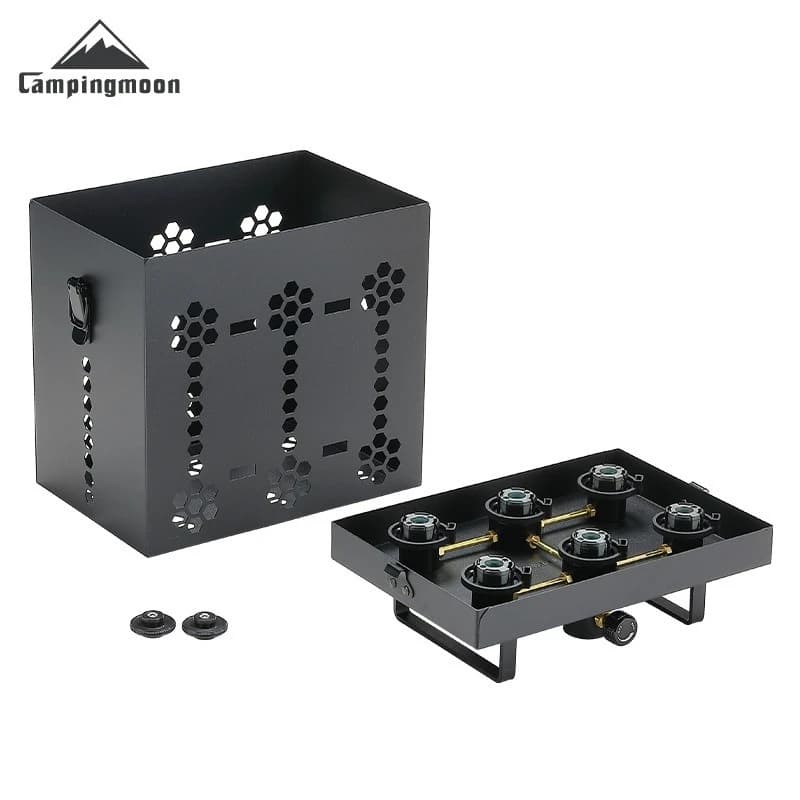 CAMPINGMOON BKZ63 Six Supply Two Fuel Storage Camping Stove Cooking RV Heating Long Range Supply Storage - 6
