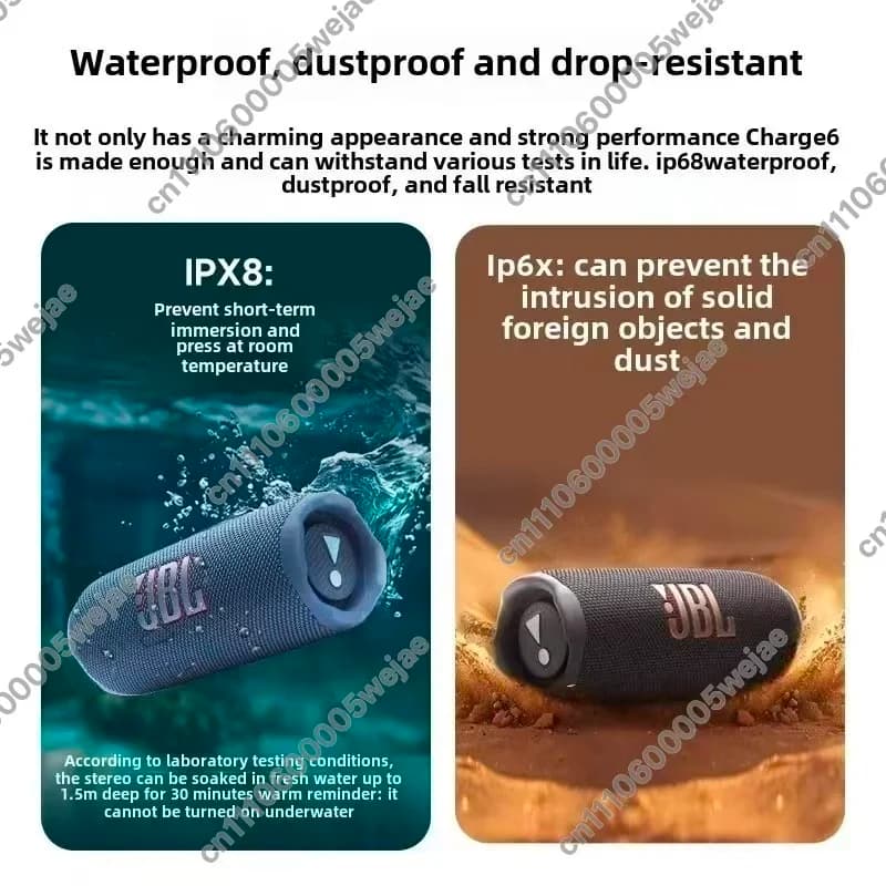 JBL Flip 7 Portable Bluetooth Speaker IP68 Waterproof Dustproof Outdoor Mini Wireless Speaker Deep Bass 14H Playtime - 2