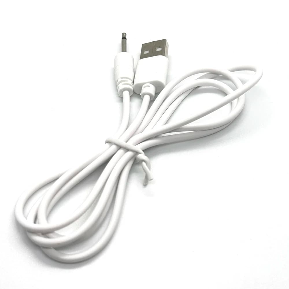 USB Power Charging Cord 2.5mm Replacement USB DC Charger Adapter for Rechargeable Massagers Fast Charging Cable - 5