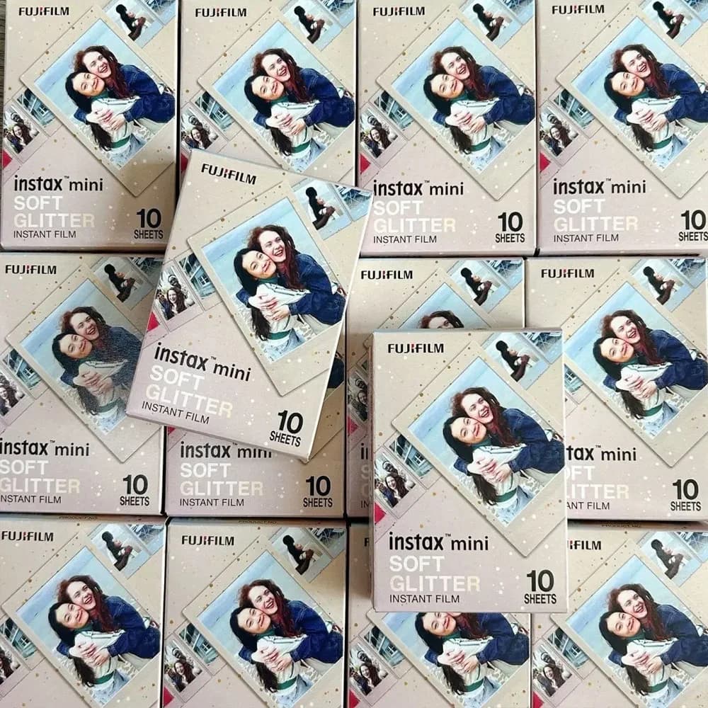 ورق صور ملون لامع ناعم من فوجي فيلم Instax Mini، 10/20/30 ورقة لكاميرات فوجي Mini 12/11/9/7s/25/26/90 الفورية SP-1/2 - 2