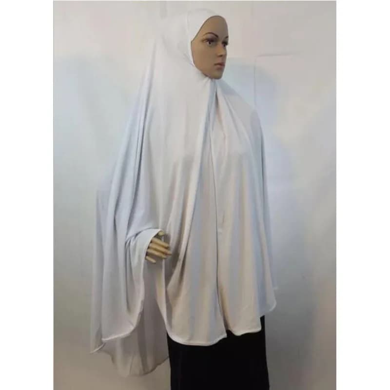 موضة حجاب إسلامي وشاح كبير الحجم 120X110 سنتيمتر خيمار الإسلام الحجاب فام Musulman جيرسي عمامة - 2
