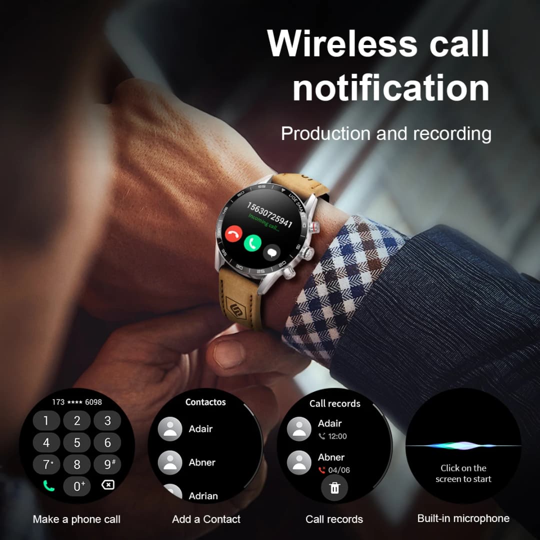 LIGE 2024 New Rugged Military GPS Smart Watch Men AMOLED HD Screen Heart Rate Bluetooth Call Waterproof Outdoor SmartWatch - 2