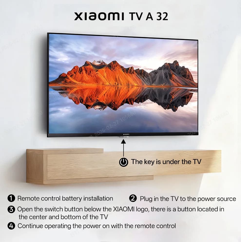 Xiaomi TV A 32, Compact Size With Colorful Screen, Dynamic Sound With Dolby Audio™, DTS-X And DTS Virtual:X, Top-end Metal Fini - 2