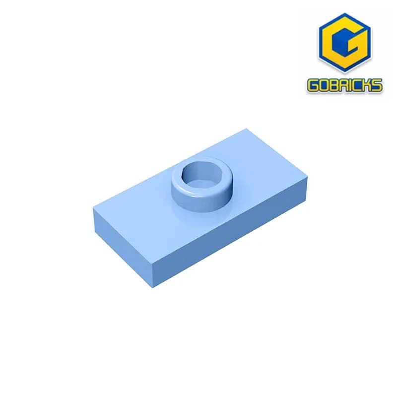 جوبيكس GDS-803 لوحة 1X2 مع مقبض 1 متوافقة مع ليجو 15573 3794 مكعبات بناء تعليمية للأطفال DIY تقنية
