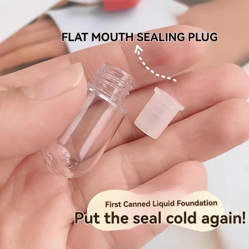 3/5Pcs Mini Empty Lip Gloss Tube Plastic Refillable Bottles Liquid Lipstick Container Lipgloss Sample Bottle Travel Accessories - 5