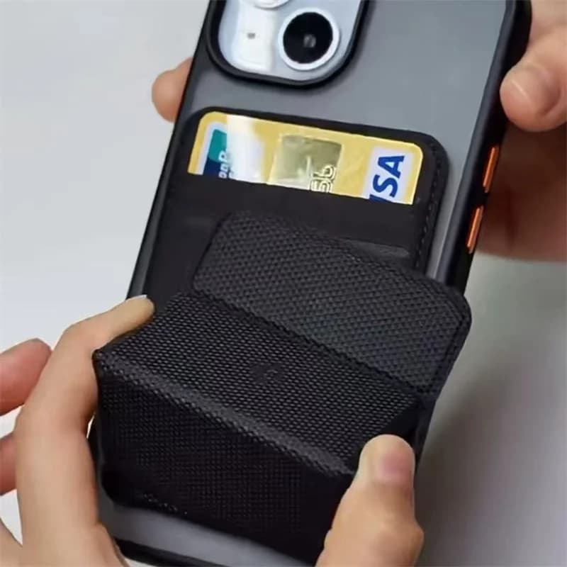 حامل بطاقات Spigen لماغ سيف، حامل هاتف قابل للطي لآيفون 17 و12 و13 و14 و15 و16 و17 و18 برو ماكس - 5