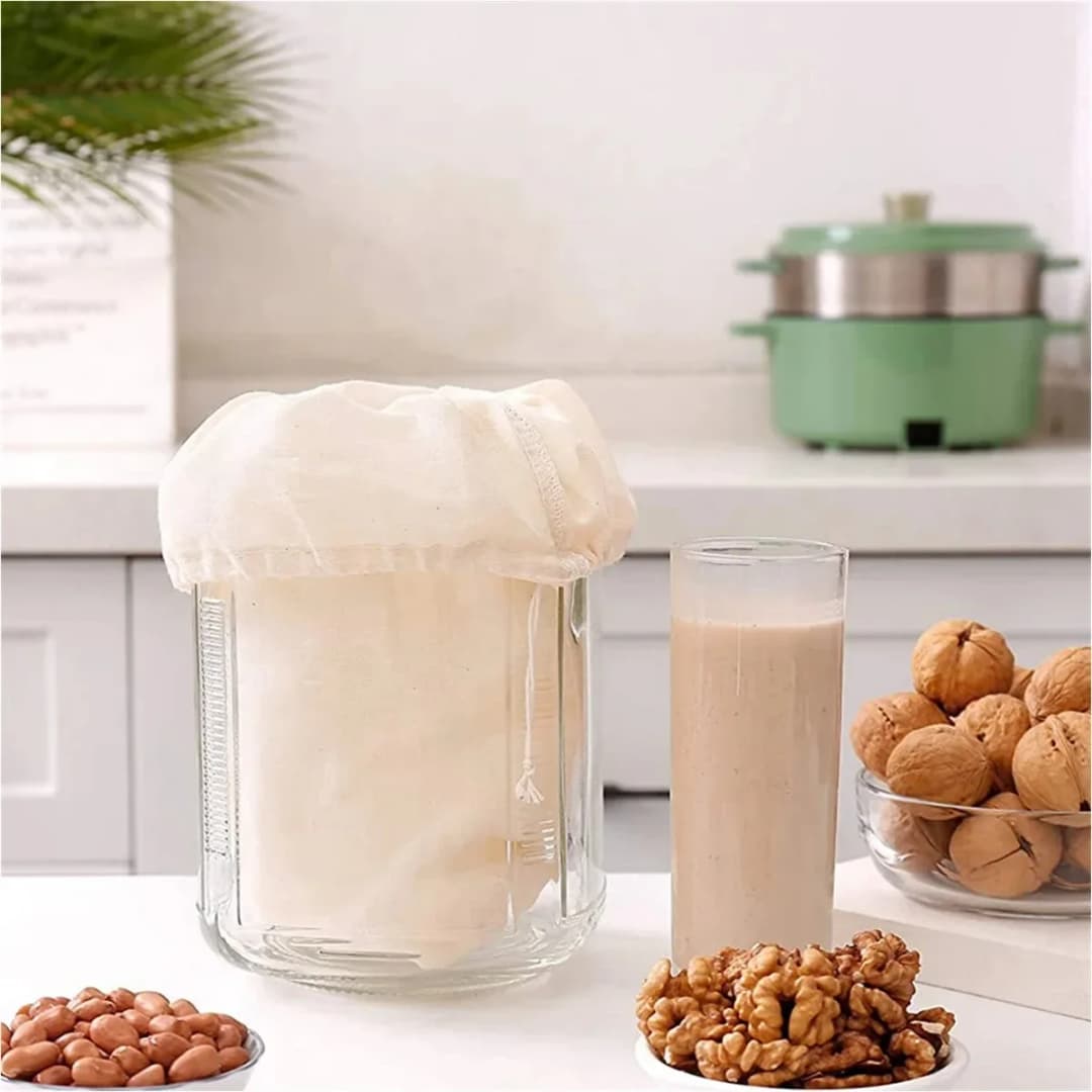 Cotton Cream Cheese Slicer Gauze Kitchen Items Tofu Filter Cloth Butter Milk Coffee Tools Gadgets Dining Bar Home Garden Slice - 4