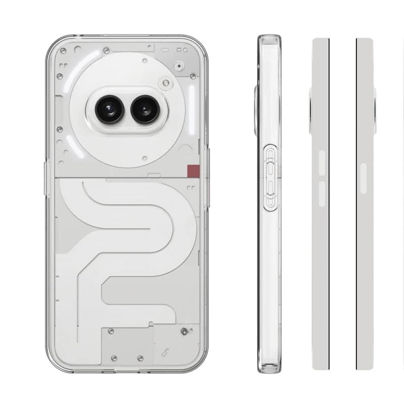 غطاء شفاف فائق النحافة من السيليكون TPU لهاتف Nothing Phone 2A و2APlus 5G، غطاء خلفي ناعم غير لامع لهاتف Nothing Phone 2A Plus