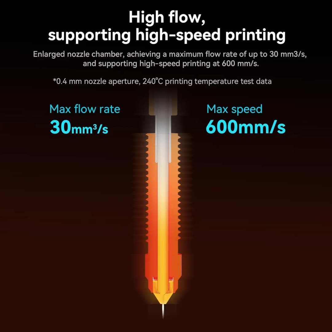 فوهة Creality Ender 3 V3/K1C، فوهة استبدال سريع مع غطاء سيليكون لطابعات K1C/Ender 3 V3/Ender 3 V3 Plus - 3