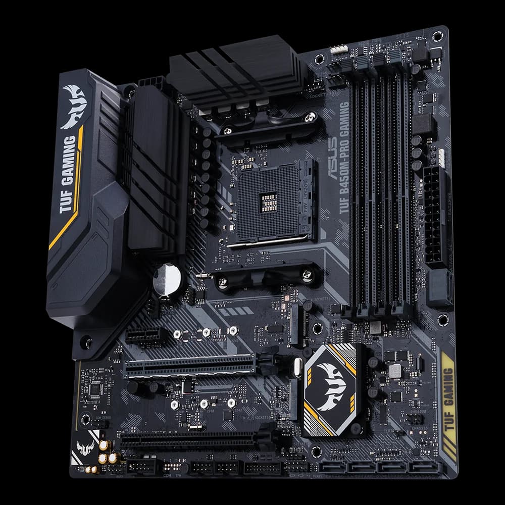 لوحة أم ASUS B450M TUF B450M-PRO GAMING AM4 تدعم معالجات Ryzen 5 5600G و5700 و5300G و3900 و1500، ذاكرة DDR4 64GB، M.2 ATX - 3