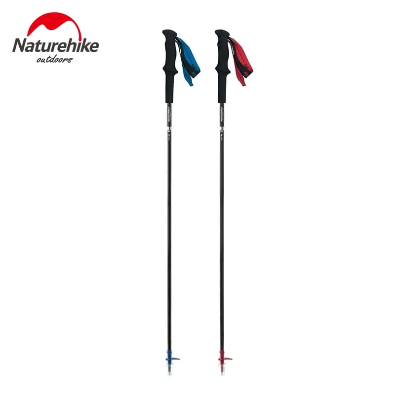 عصا المشي القابلة للطي فائقة الخفة من Naturehike، ألياف كربون، 4 أقسام، NH18D020-Z - 3