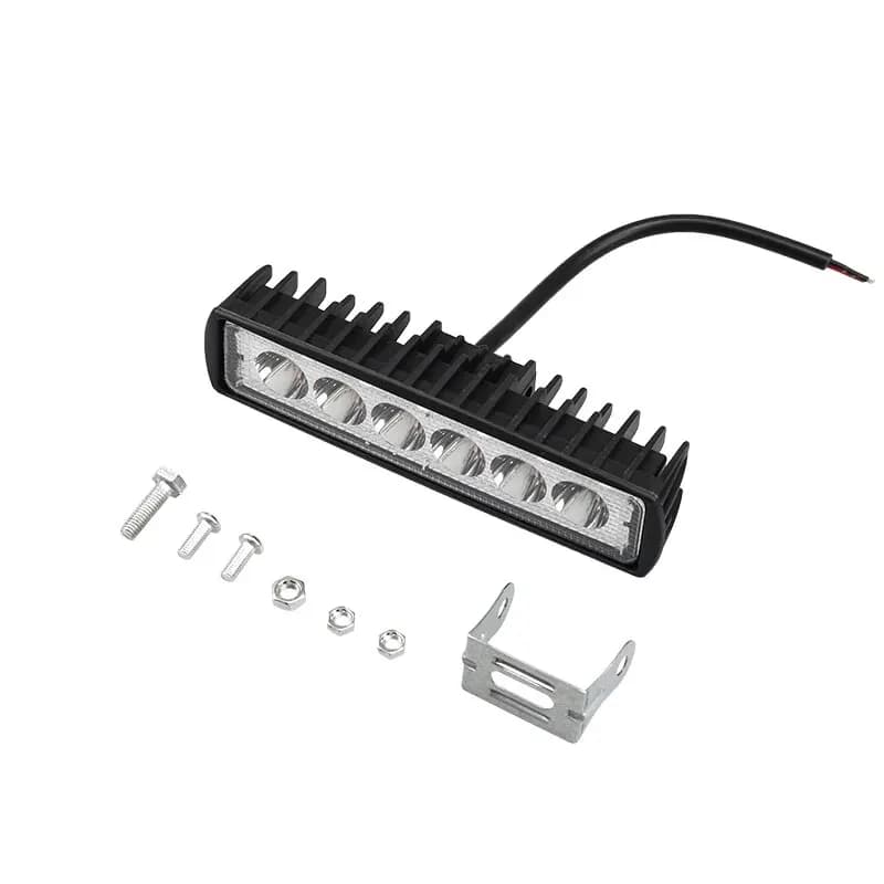 إضاءة عمل سيارة LED 6 مصابيح كشاف عالي السطوع عالمي للطرق الوعرة شاحنات سيارات مصابيح ضباب قيادة DRL مصباح قيادة 12 فولت - 3