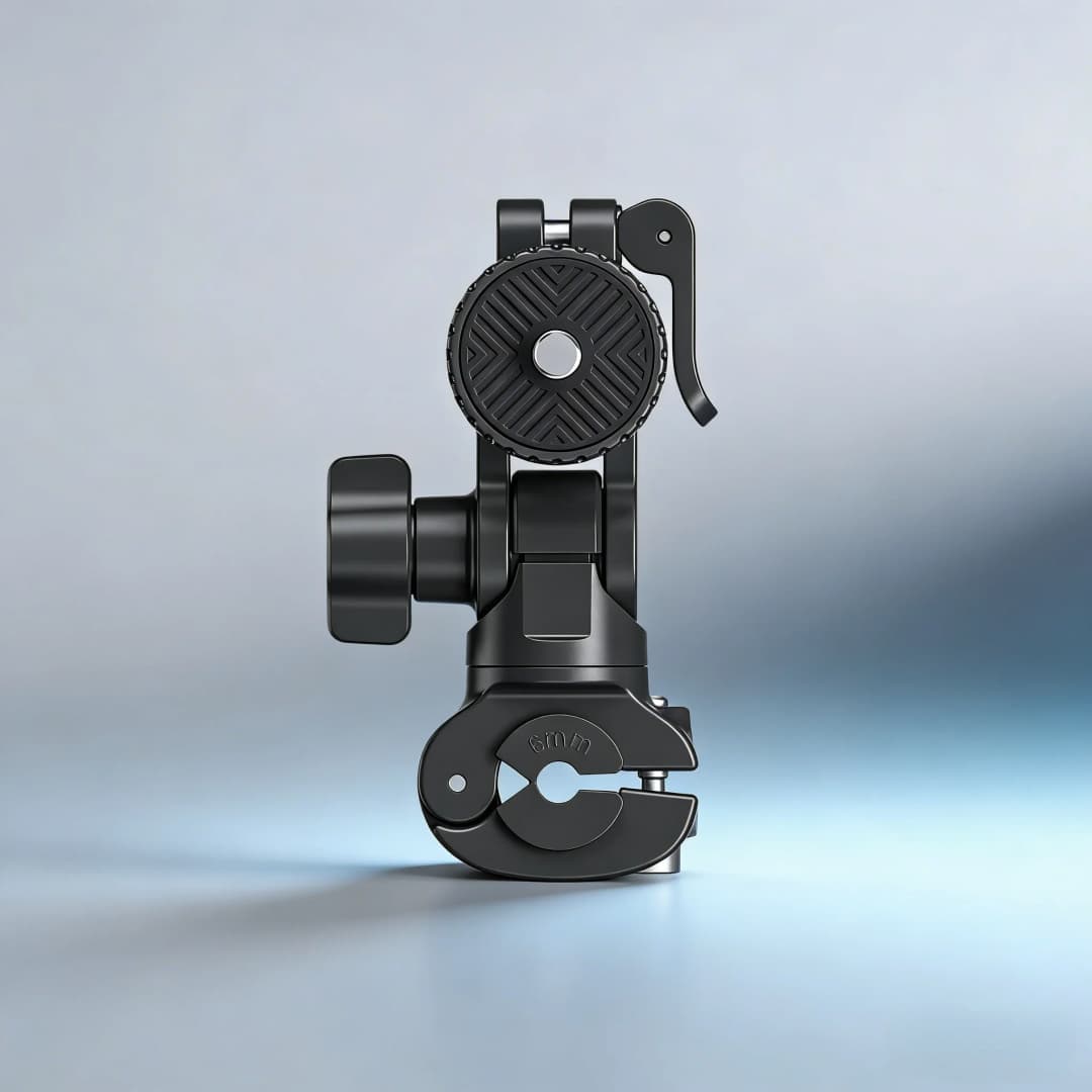 Insta360 Rearview Mirror Mount for Scooter & E-Bike, 6-15mm Rod Clamp, Adjustable Angle, Official Accessory - 2
