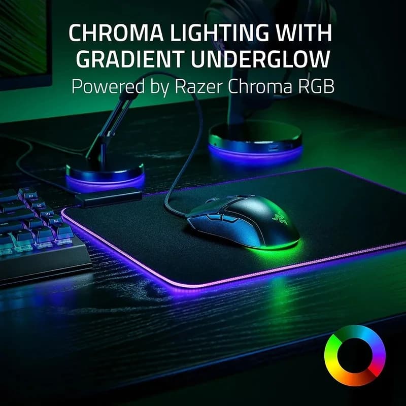 ماوس Razer Cobra جديد أصلي 58g خفيف سلكي للألعاب مفاتيح بصرية إضاءة RGB وهمية مصغرة للحاسوب - 2