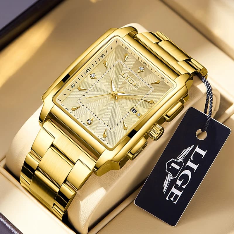 LIGE Fashion Waterproof Watch For Women Top Brand Luxury Women Watch Casual Sport Date Women's Quartz Wristwatches Montre Femme - 6