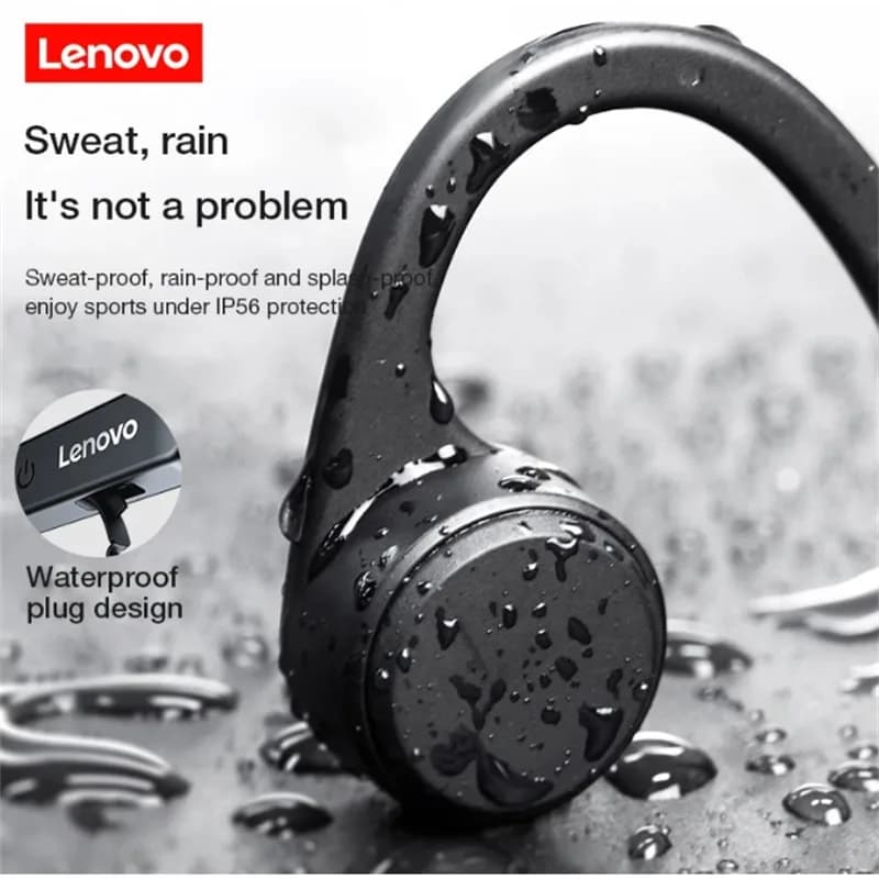 Lenovo X4 TWS Bone Conduction Bluetooth Headphone Sports Earphone Waterproof Wireless Headset with Mic Ear-hook Bass Hifi Stereo - 2