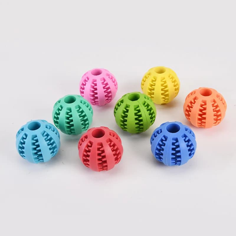 1 Set Pet Dog Toy Self-Entertainment Boredom Relief Molar Teeth Leak Food Ball Bite-Resistant Puppy Hide Watermelon Outdoor Fun - 4