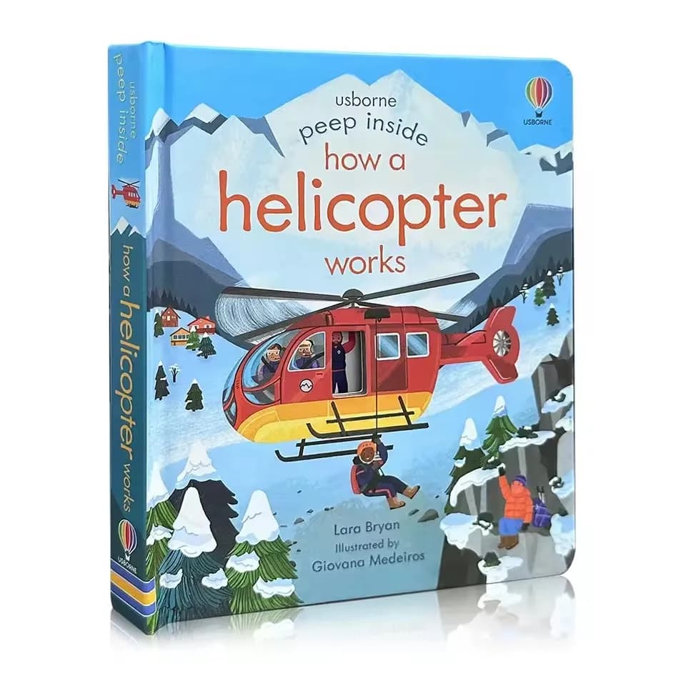 كتاب صور تعليمي للمعرفة العلمية من سلسلة Usborne Peep Inside لتعلم اللغة الإنجليزية وقراءة ما قبل النوم - 5