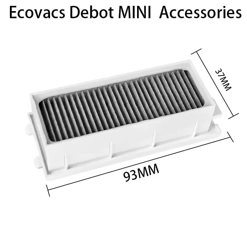 إكسسوارات مكنسة روبوت Ecovacs Deebot mini فرشاة رئيسية قماش كيس غبار فرشاة حواف فلتر غطاء فرشاة رئيسية - 3