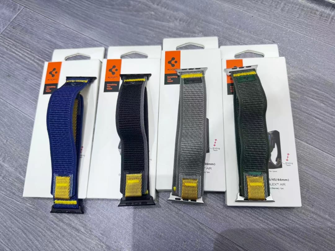 حزام Spigen Lite Fit Ultra مصمم لسوار ساعة Apple متوافق مع Ultra 3/2/1 49mm 11/10 46mm 9/8/7 45mm SE3/SE2/6 44mm