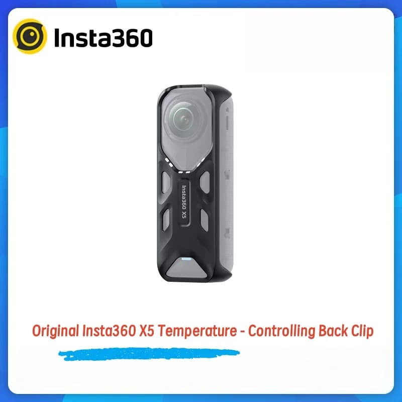 حامل خلفي للتحكم في درجة الحرارة Insta360 X5 الأصلي | غطاء تبريد لتصوير الفيديو بدقة 8K | ملحق رسمي لكاميرا X5 - 2