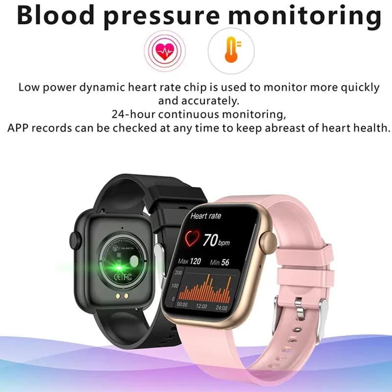 LIGE Smart Watch For Women Full Touch Screen Bluetooth Call Waterproof Watches Sport Fitness Tracker Smartwatch Lady Reloj Mujer - 4
