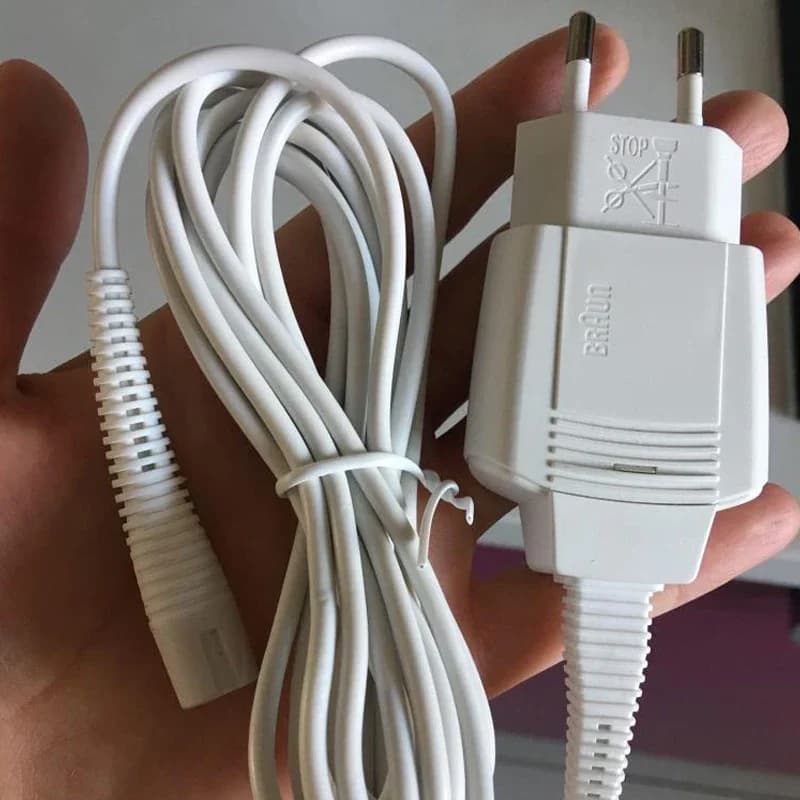 Braun Charger Cord AC Power Adapter 12V Output Wall Universal Charging Cable for Braun Electric Shaver Series 1 2 3 4 5 6 7 9 C - 2