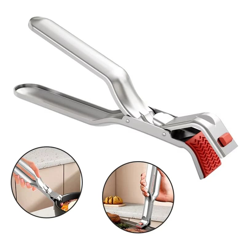 1pcs Anti-scalding Clip Hot Bowl Holder Dish Clamp Pot Pan Gripper Clip Air Fryer Dish Plate Retriever Tongs Kitchen Supplies - 5