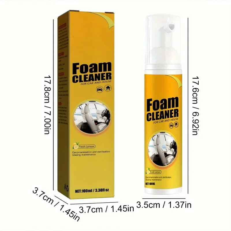 1or3PCS Multi-Functional Foam Cleaner Set: Wash for Automotive Interior Upholstery Plastic Instrument Panel Steering Wheel parts - 2