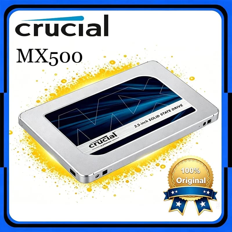 عرض ساخن كروشيال MX500 SSD 256 جيجابايت 500 جيجابايت 1 تيرابايت 2 تيرابايت 3D NAND ساتا 2.5 بوصة محرك أقراص صلبة داخلي عالي السرعة للابتوب - 4