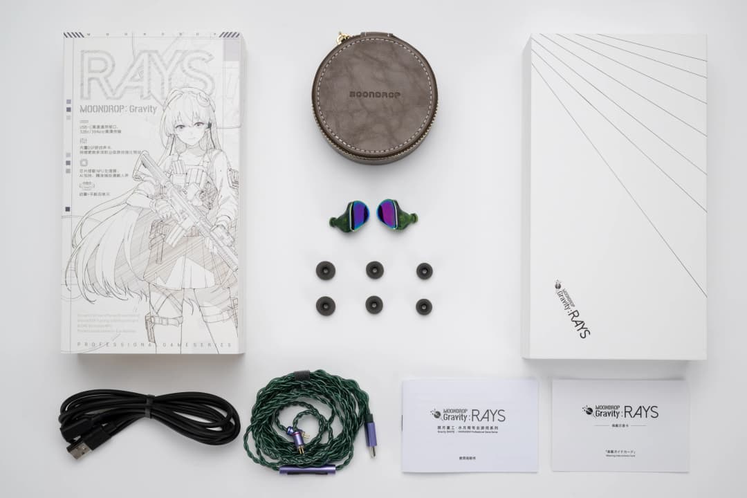 Pre-order Moondrop Rays Earphone1DD+1Planar Driver Professional Gaming IEMS Earphone Noise Cancellation Wired Earphone - 5