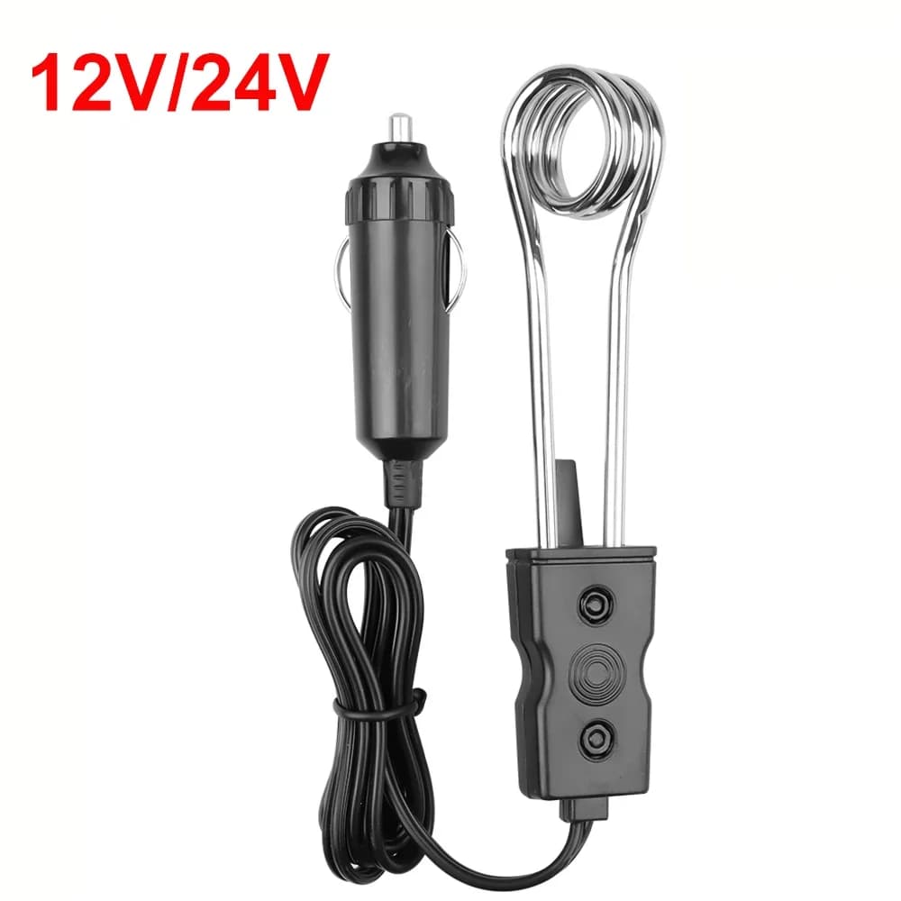 Portable 12V 24V Car Immersion Heater Portable High Quality Safe Warmer Fashion Durable Auto Electric Tea Coffee Water Heater - 6