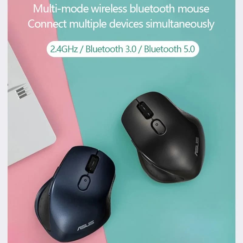 ASUS MW203 Silent Mouse Wireless Bluetooth Mouse Home Office Computer Wireless Mouse - 2