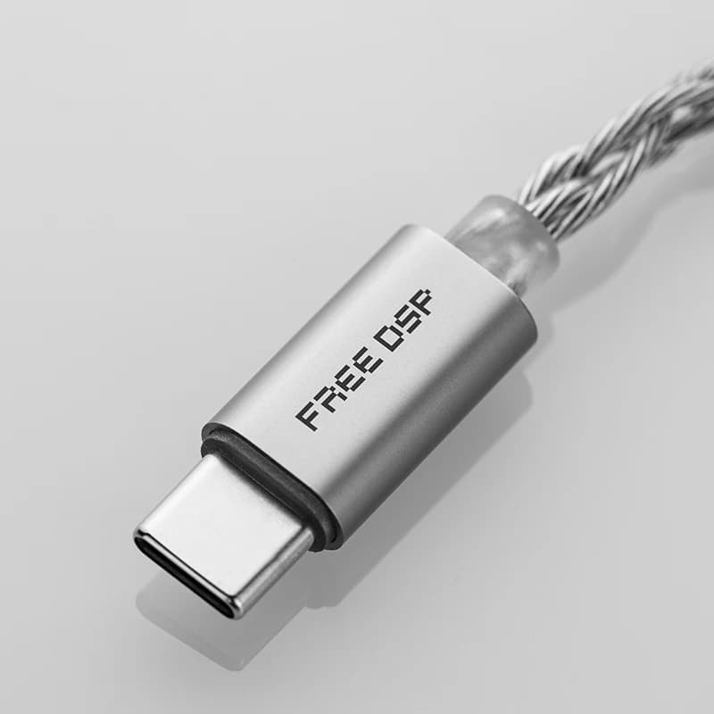 Pre-order Moondrop Free DSP USB-C Silver-Plated Design HiFi Earphone Cable Fully Balanced Audio Output Headphones Cable - 2