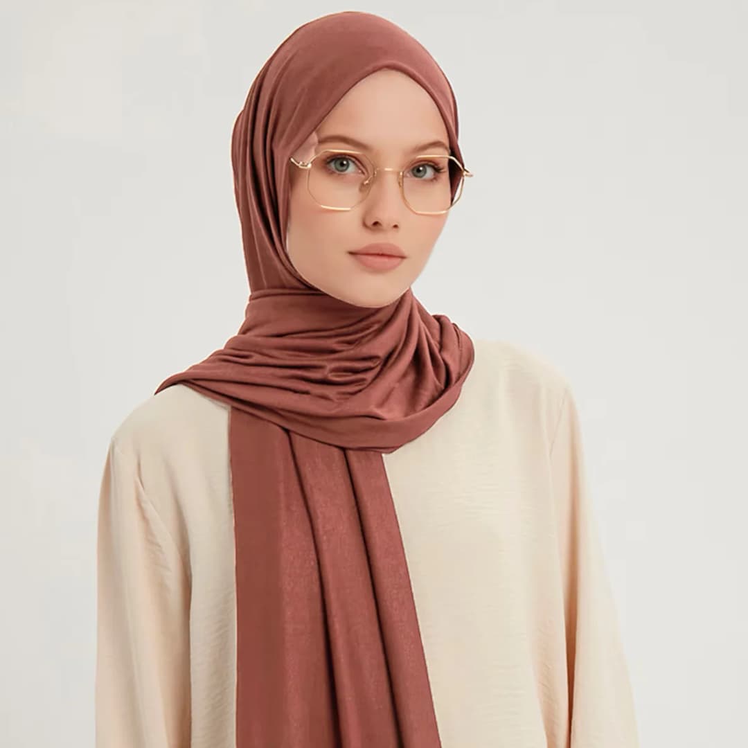 حجاب قطني مريح عالي الجودة، وشاح ناعم للصلاة، شالات صلاة للنساء المسلمات - 4