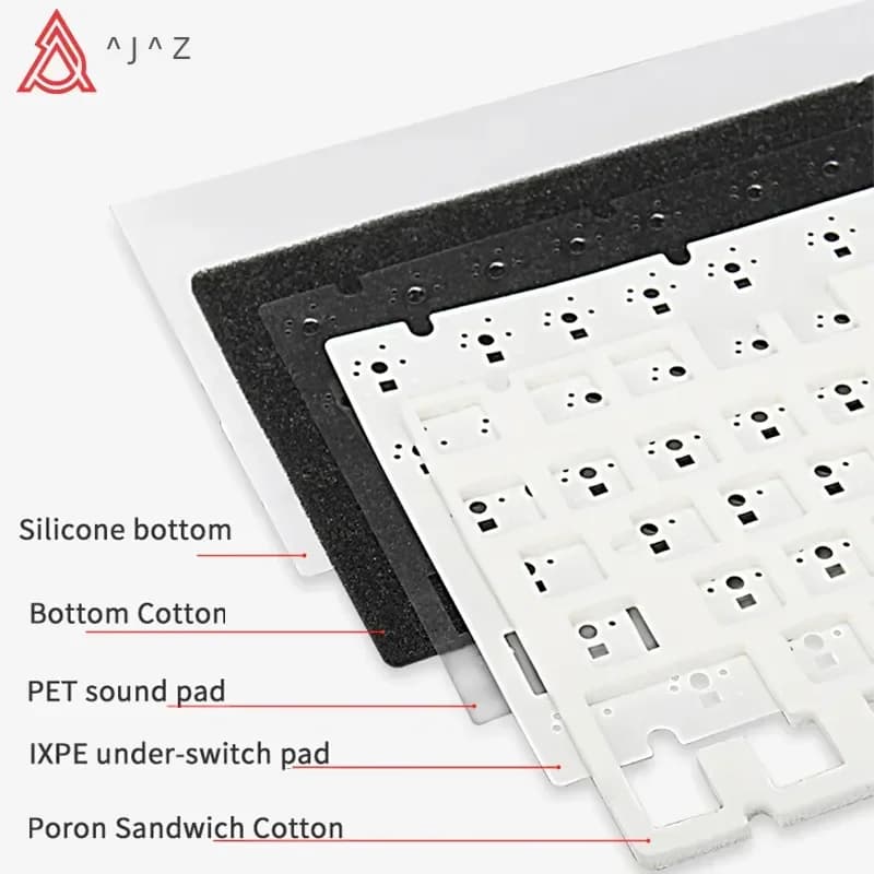لوحة مفاتيح ميكانيكية للألعاب AJAZZ AK820 / AK820Pro 75% 82 مفتاحًا سلكية أحادية الوضع/لوحة مفاتيح ألعاب لاسلكية تعمل بالبلوتوث لأجهزة الكمبيوتر المحمول - 4