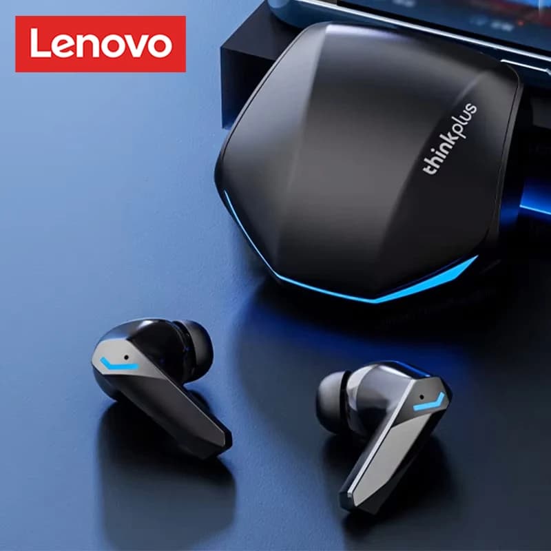 سماعات أذن Lenovo GM2 Pro بلوتوث 5.3 سماعات رياضية لاسلكية للألعاب مع تأخير منخفض وضع مزدوج للموسيقى