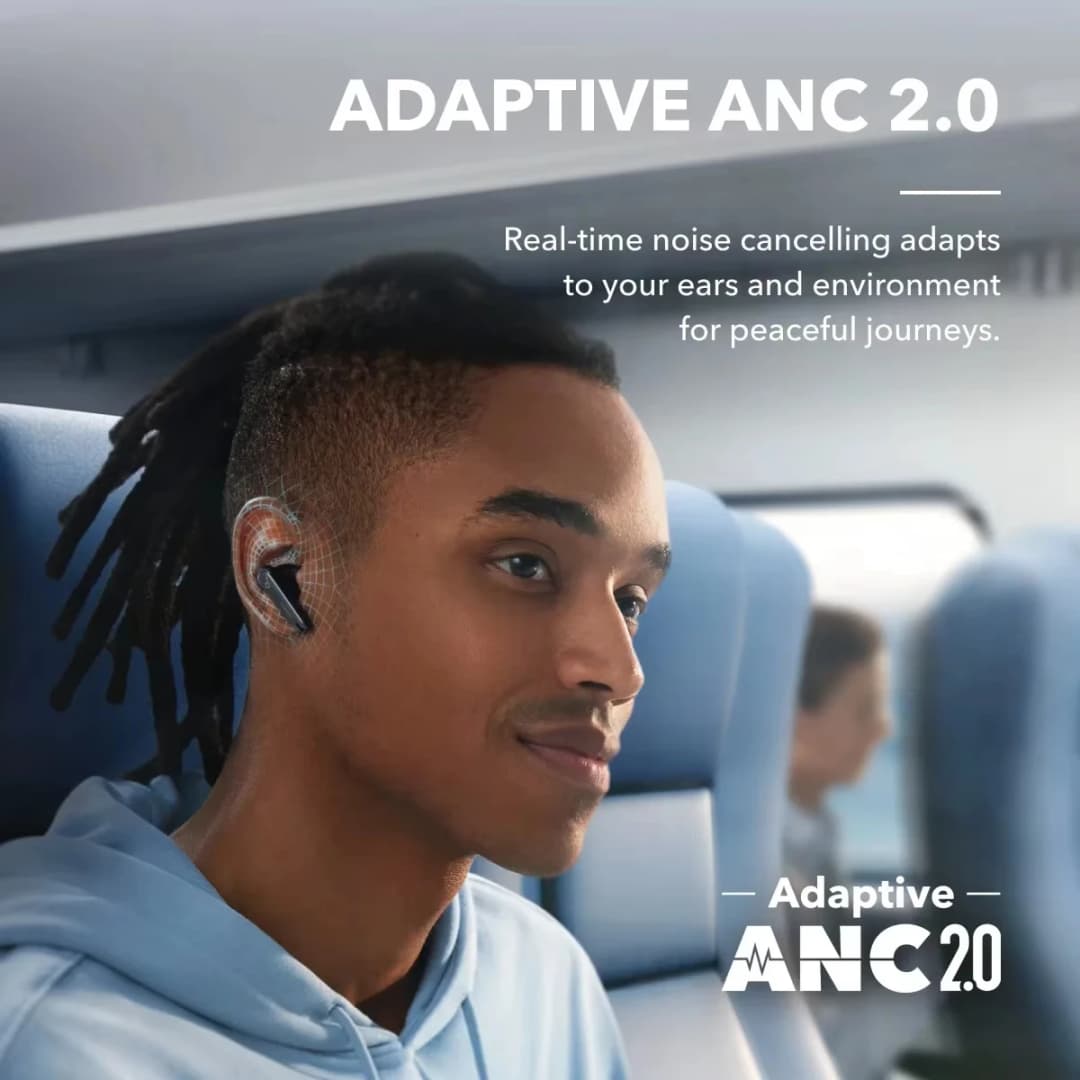 سماعات الأذن اللاسلكية Soundcore من Anker Liberty 4 NC مع إلغاء الضوضاء، سماعات بلوتوث لاسلكية TWS - 3