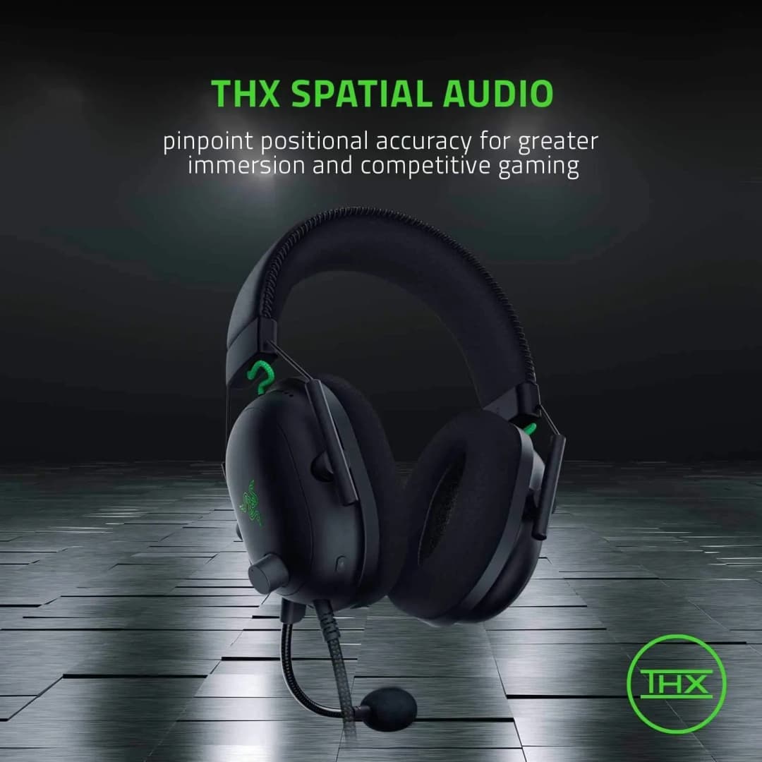 Razer BlackShark V2 USB gaming sound card earphones with wired head mounted gaming passive noise reduction EQ adjustment - 2