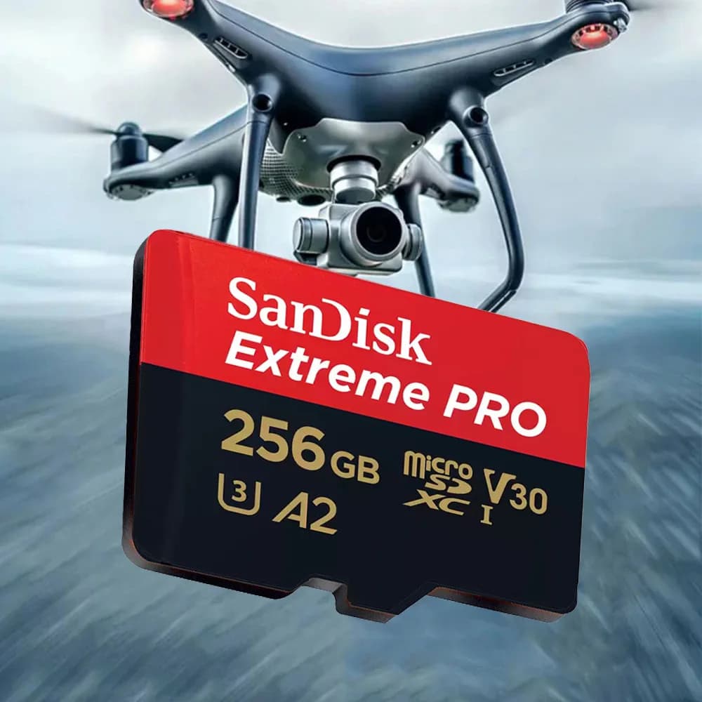 بطاقة ذاكرة SanDisk Extreme PRO microSD بسعة 256 جيجابايت و128 جيجابايت، بطاقة microSD بسعة 512 جيجابايت، بطاقة TF بسعة 64 جيجابايت، بسرعة 200 ميجابايت/ثانية، فئة 10 U3 V30 A2 - 4