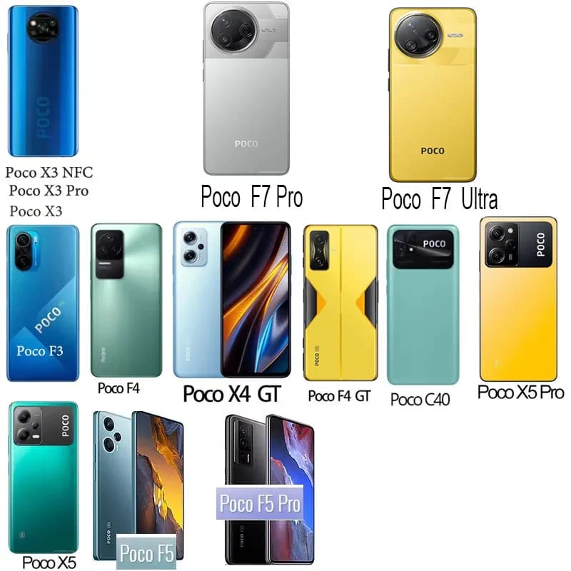 فيلم زجاجي مقوى Poco X7 F6 X6 X5 X3 F5 Pro 5G فيلم كاميرا Poko F7 Ultra واقي شاشة Poco x7 Pro زجاج Poco F7 Pro - 3