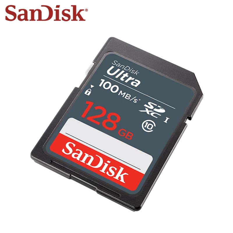 بطاقة ذاكرة SanDisk SDHC 16 جيجابايت 32 جيجابايت SDXC 64 جيجابايت 128 جيجابايت 256 جيجابايت C10 1080P UHS-I بطاقة SD للكاميرا - 5